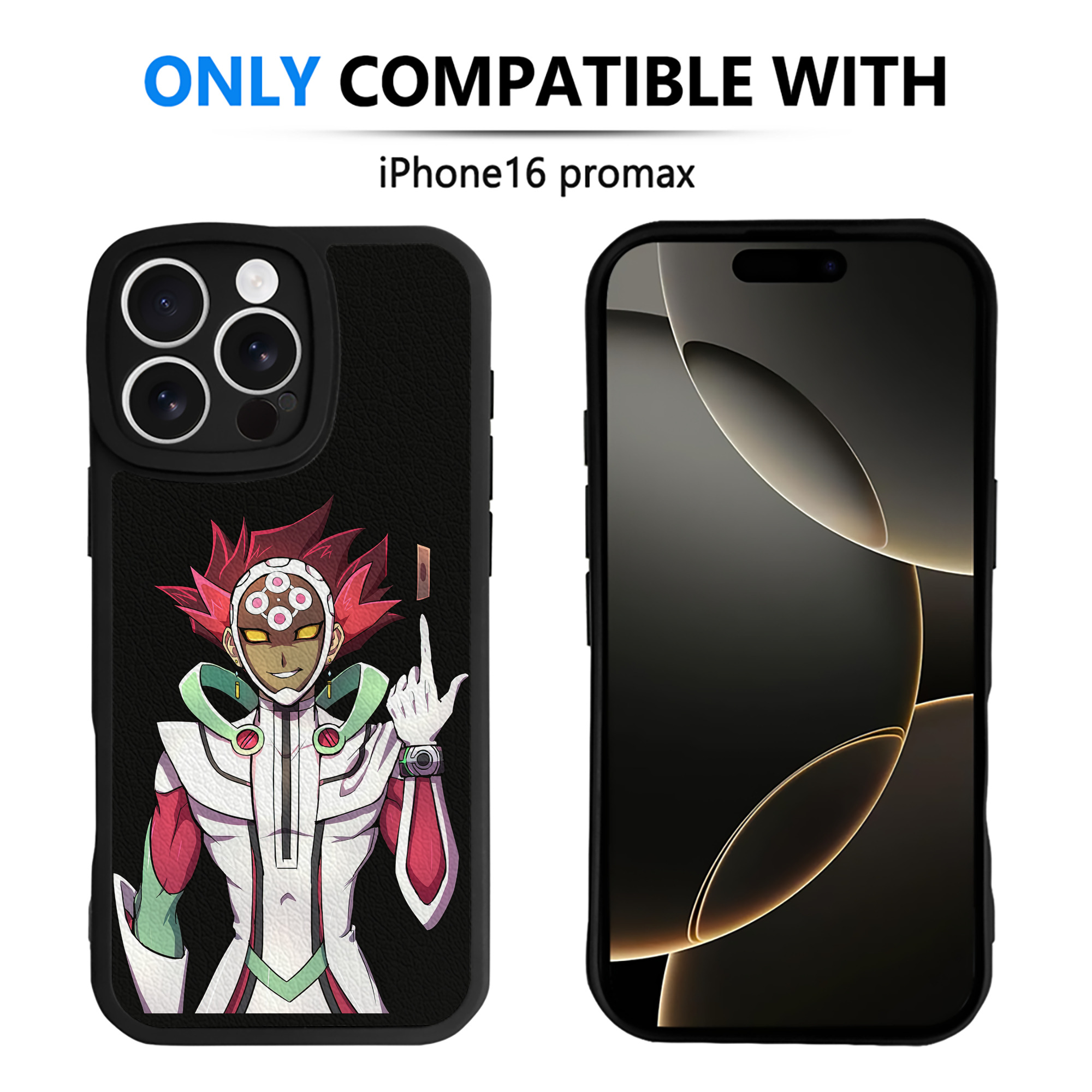 遊☆戯☆王 Yu-Gi-Oh! 【iPhone 16シリーズ対応】シリコンスマホケース（レザー調） 材質：シリコン